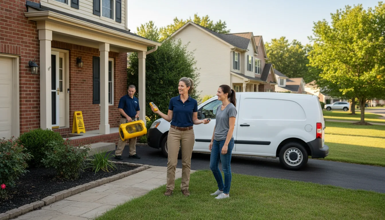 Water restoration image for Water Damage & Restoration Services in Zephyr, TX